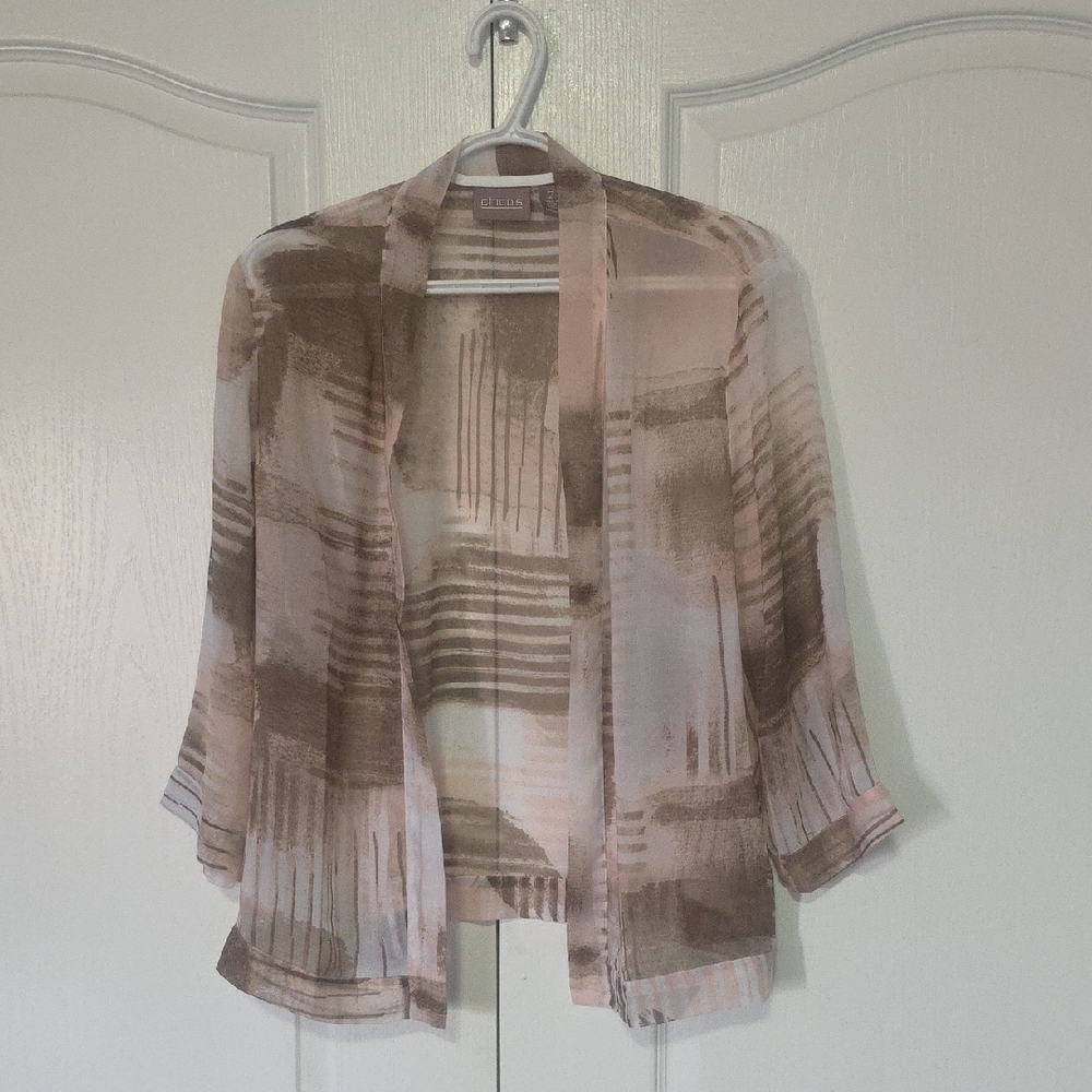 Chico's Brown and Pink Camisole Top
